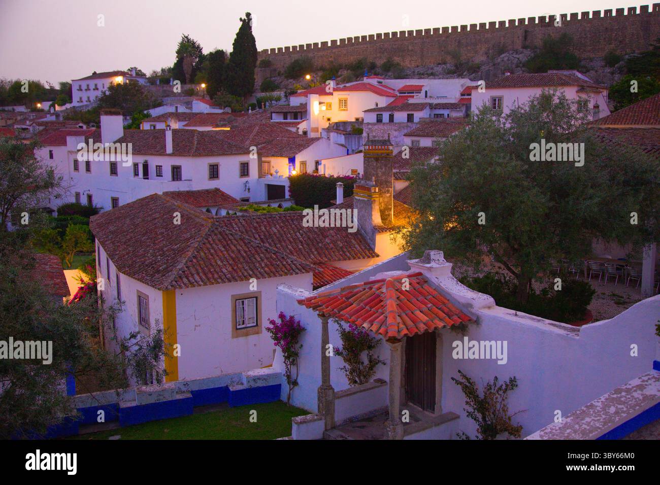 Portugal, Obidos, historic small town, Stock Photo