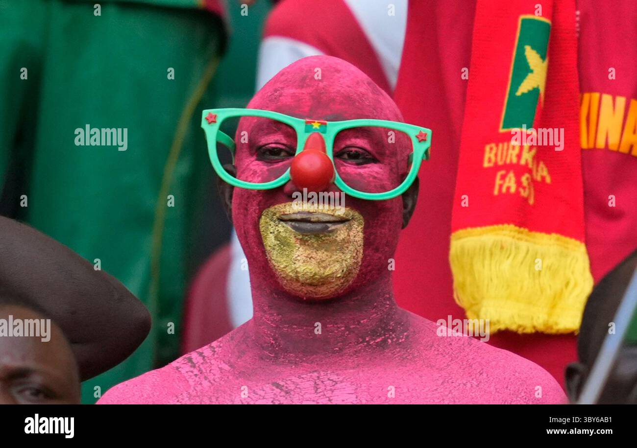 YaoundÃ©, Cameroon, January, 9, 2022: Fans during Cameroon v Burkina Faso- Africa Cup of Nations at Paul Biya Stadium. Kim Price/CSM.(Credit Image: &copy; Ulrik Pedersen/CSM via ZUMA Wire) Stock Photo
