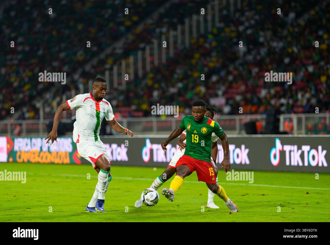 YaoundÃ©, Cameroon, January, 9, 2022: Collins Fai of Cameroon during Cameroon v Burkina Faso- Africa Cup of Nations at Paul Biya Stadium. Kim Price/CSM.(Credit Image: &copy; Ulrik Pedersen/CSM via ZUMA Wire) Stock Photo