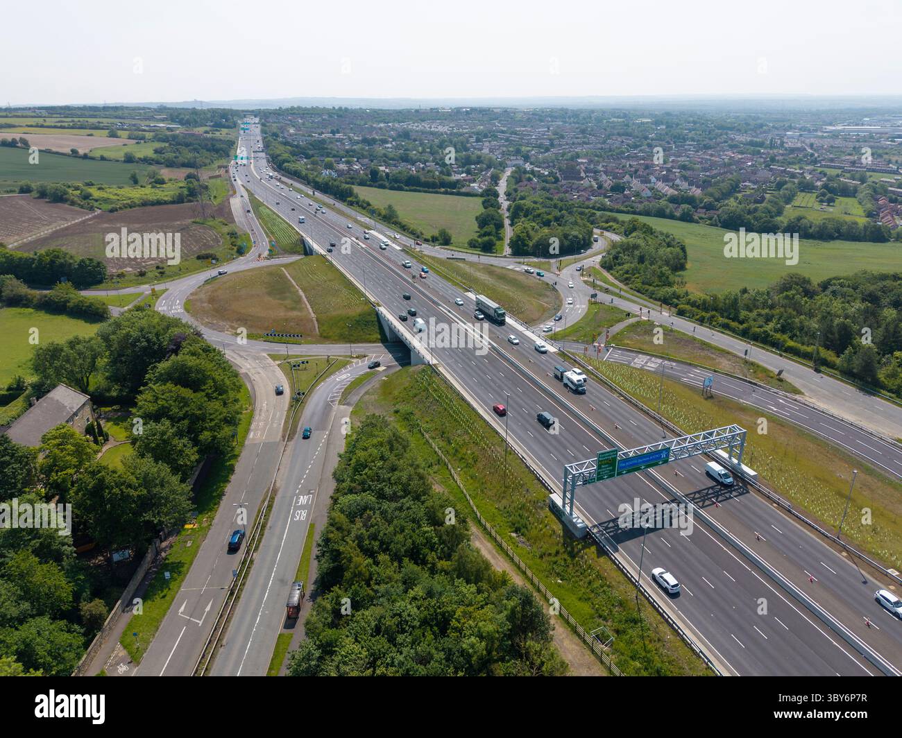 A1 great north road hi-res stock photography and images - Alamy