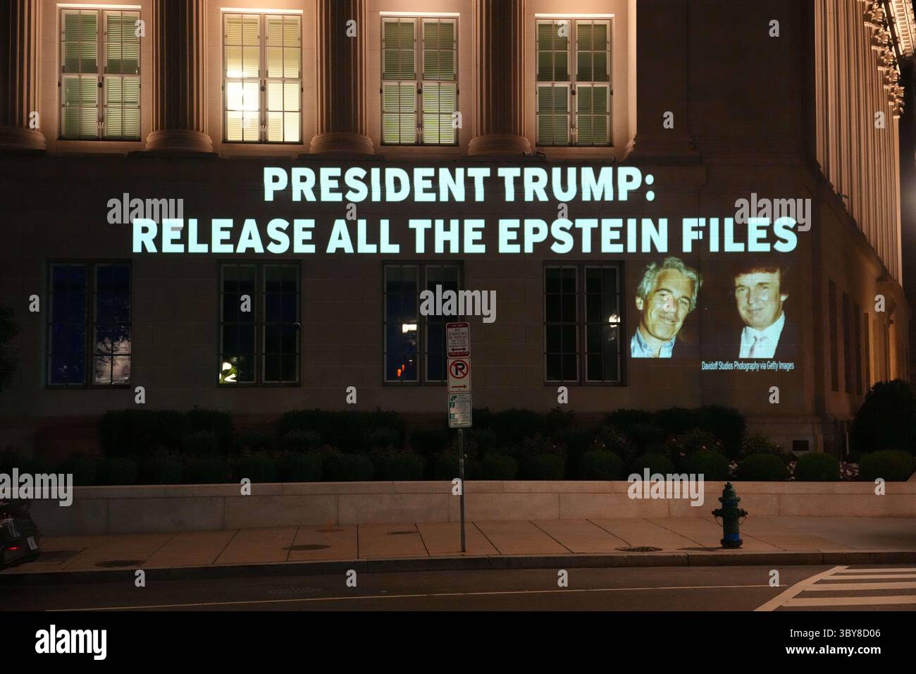 July 18, 2025, Washington, District of Columbia, USA: A projection ...