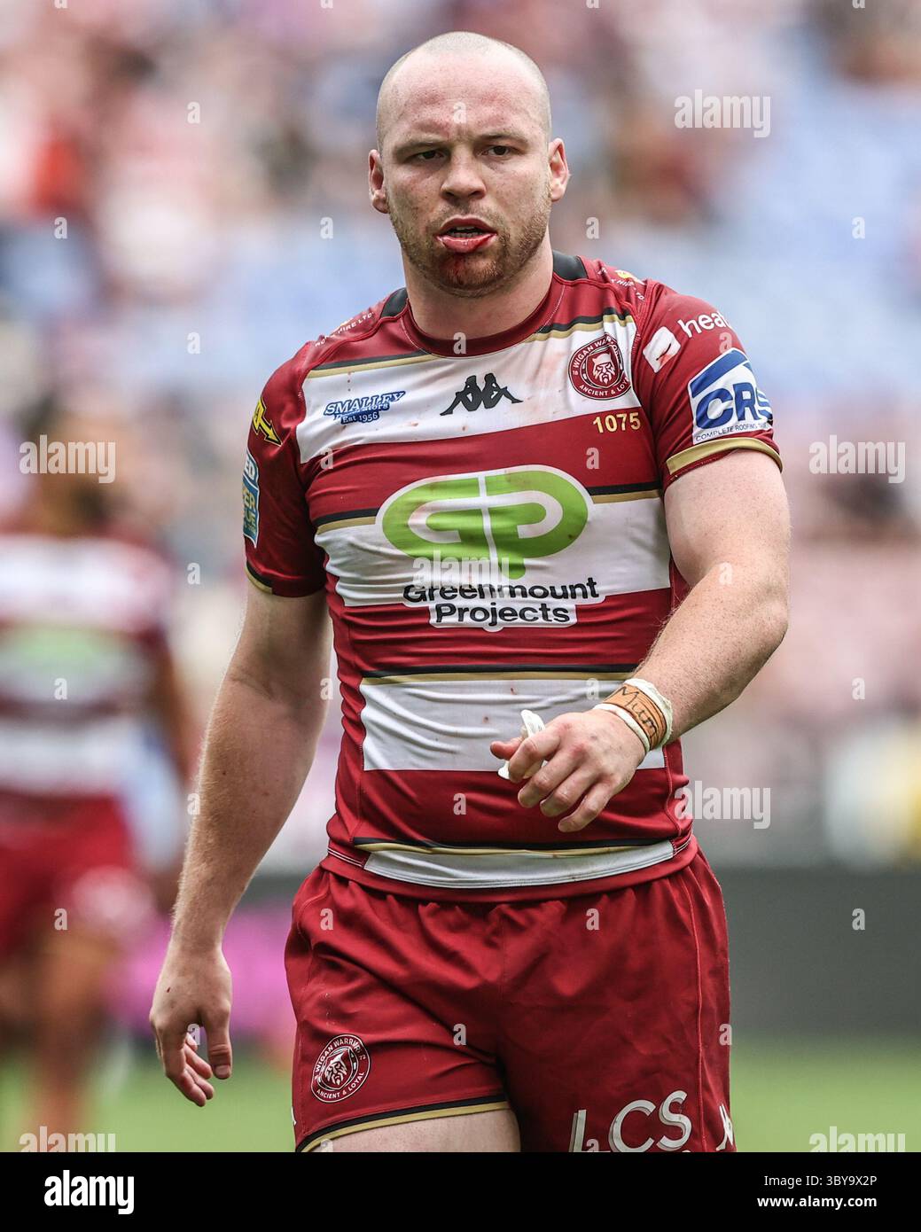 Liam Marshall of Wigan Warriors during the Betfred Super League Round ...