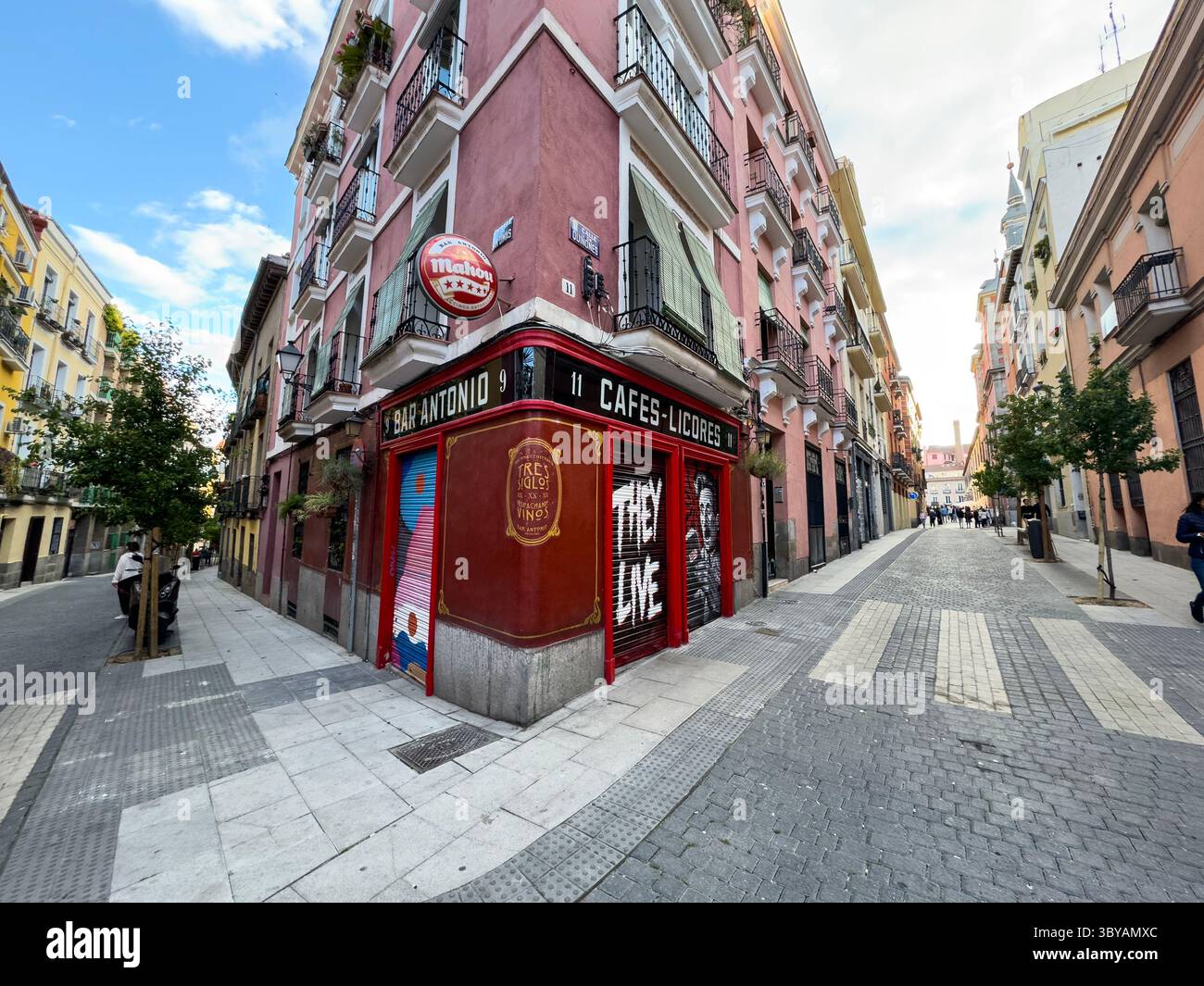 Bar Antonio, C. de Quiñones, 11, Centro, Madrid, Spain - Smartphone Captured Stock Image