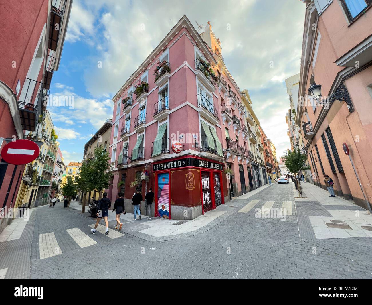 Bar Antonio, C. de Quiñones, 11, Centro, Madrid, Spain - Smartphone Captured Stock Image