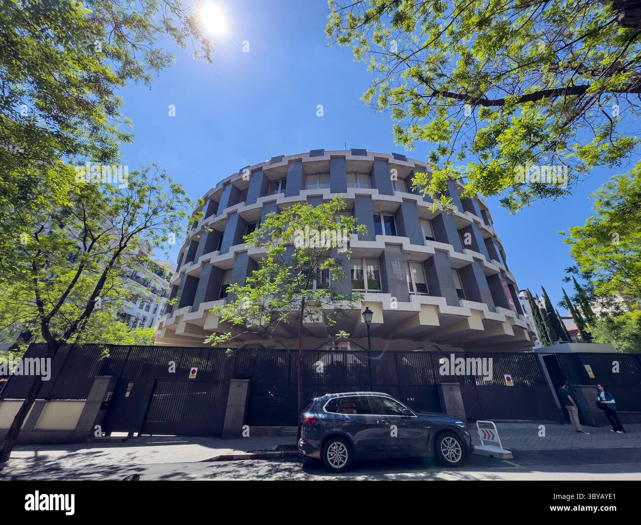 Former British Embassy, Calle Fernando el Santo, Madrid, Spain - Smartphone Captured Stock Image