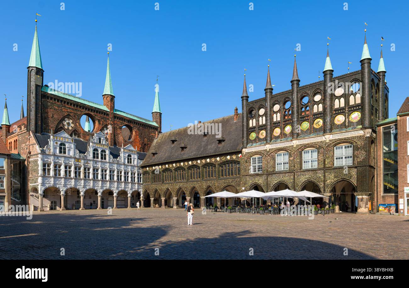Lubeck, Germany - July 2, 2025: The Town Hall of Lubeck - Lubecker ...