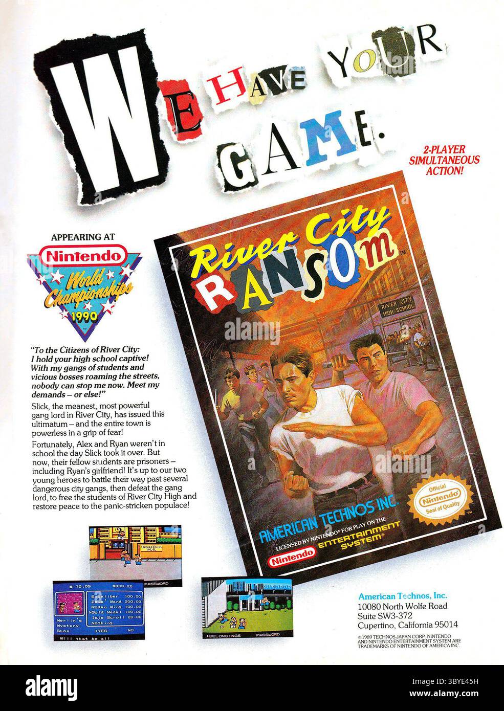 1989 River City Ransom (in Japan as Downtown Nekketsu Monogatari