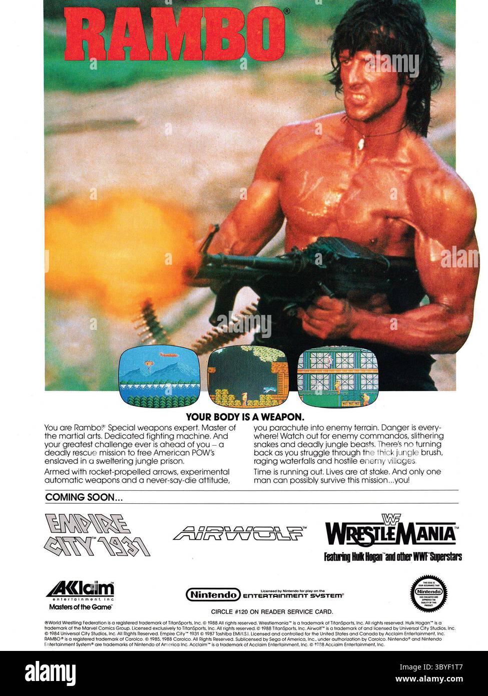 Rambo ☠️ Famicom FC JPN 👉 RARITÄT (Gebraucht) in Oberwil BL für CHF 27