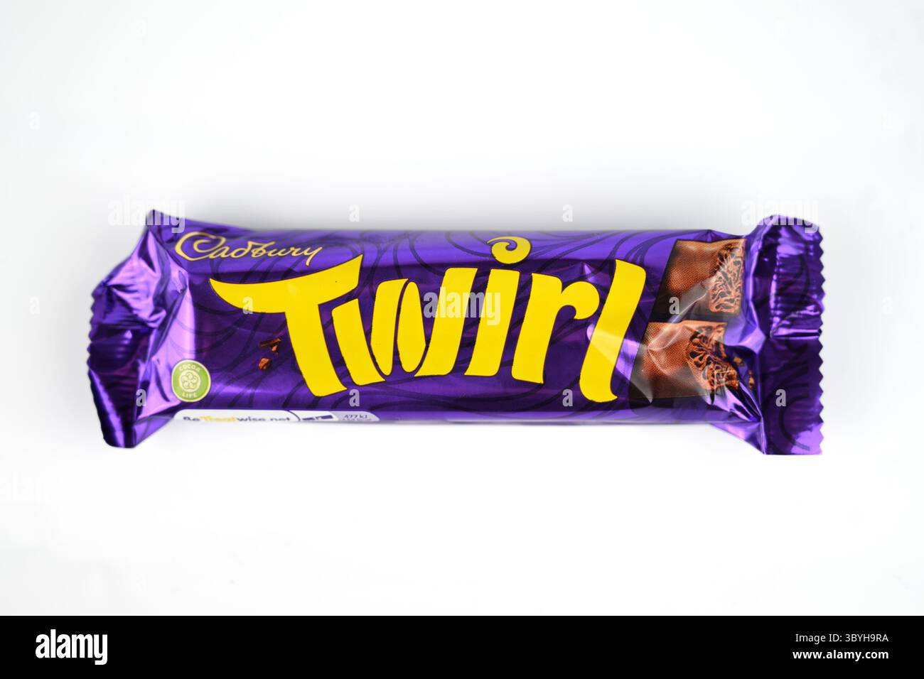 Cadbury Twirl chocolate bar – Wales, UK – 11 July 2025 Stock Photo