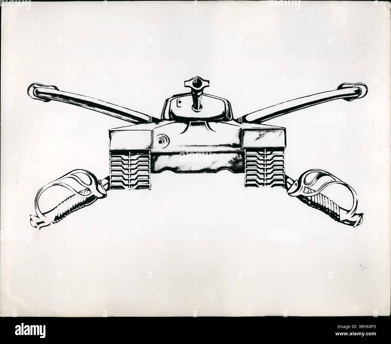 Jan. 01, 1951 - New Insignia army's armor brace This is an artist's ...