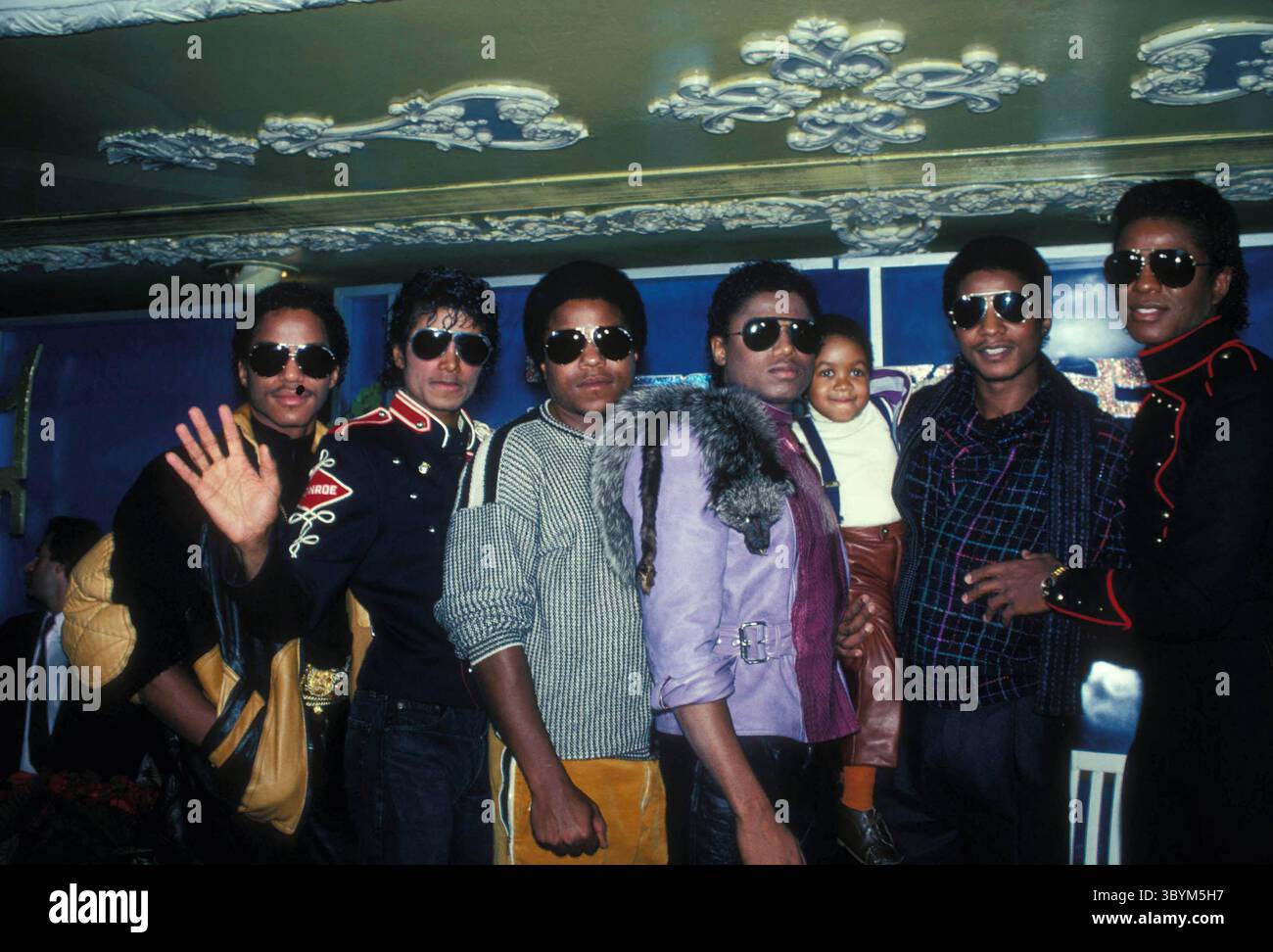 Tito And Randy Jackson Family press conference in New York City 1983.MICHAEL JACKSON ...