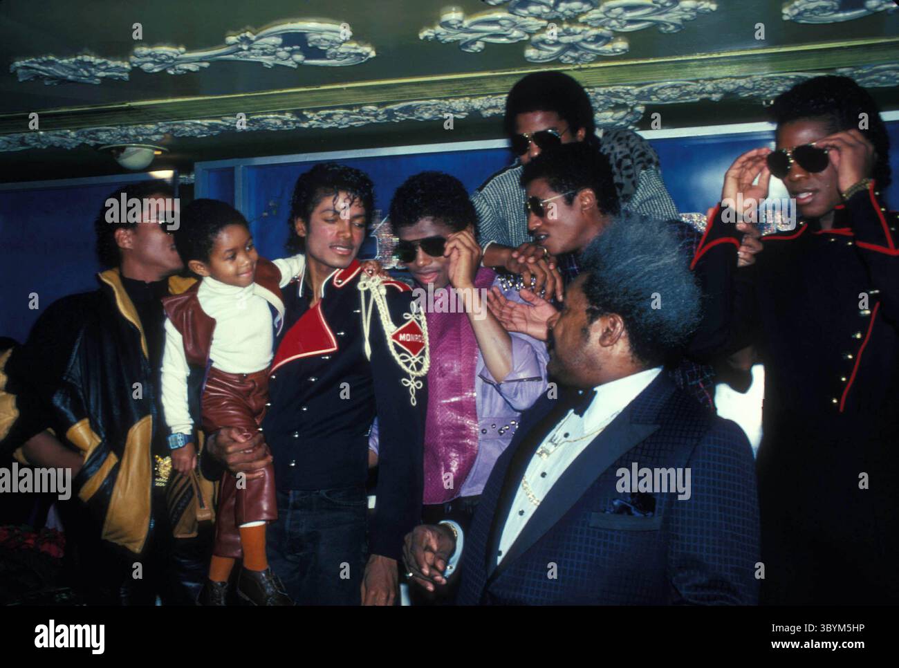 Tito And Randy Jackson Family press conference in New York City 1983.MICHAEL JACKSON ...