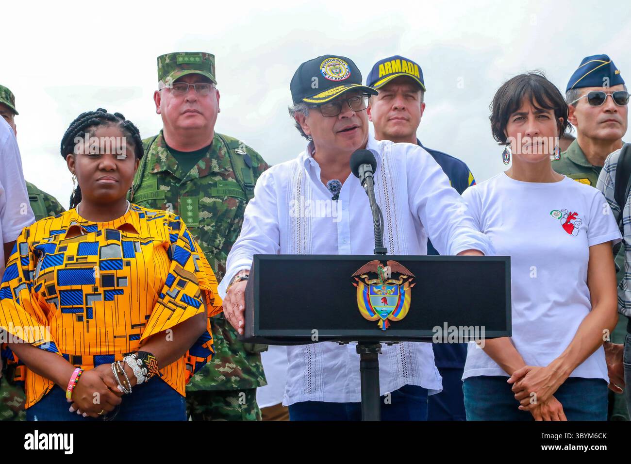 January 24, 2024, Tumaco, Colombia: A handout picture provided by the ...