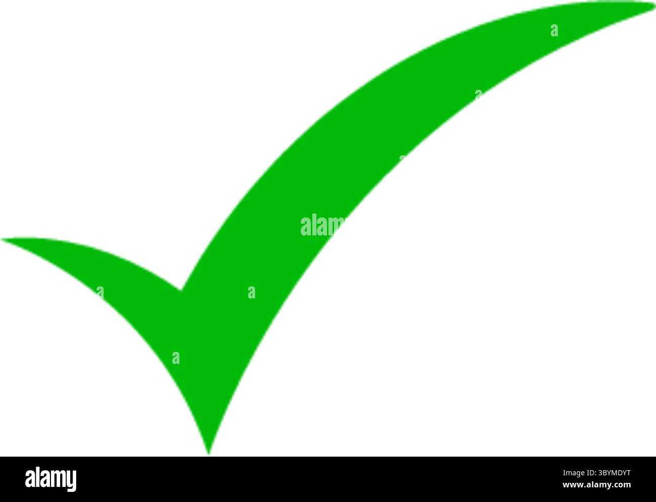Green check mark clipart hi-res stock photography and images - Alamy