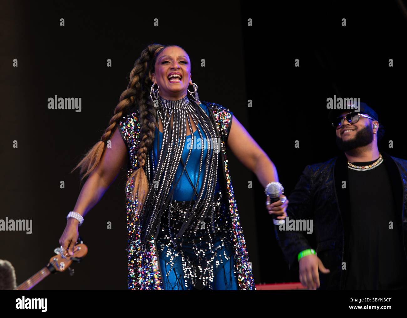 Englefield House, Berkshire, England. 19th July 2025. The Sister Sledge ...
