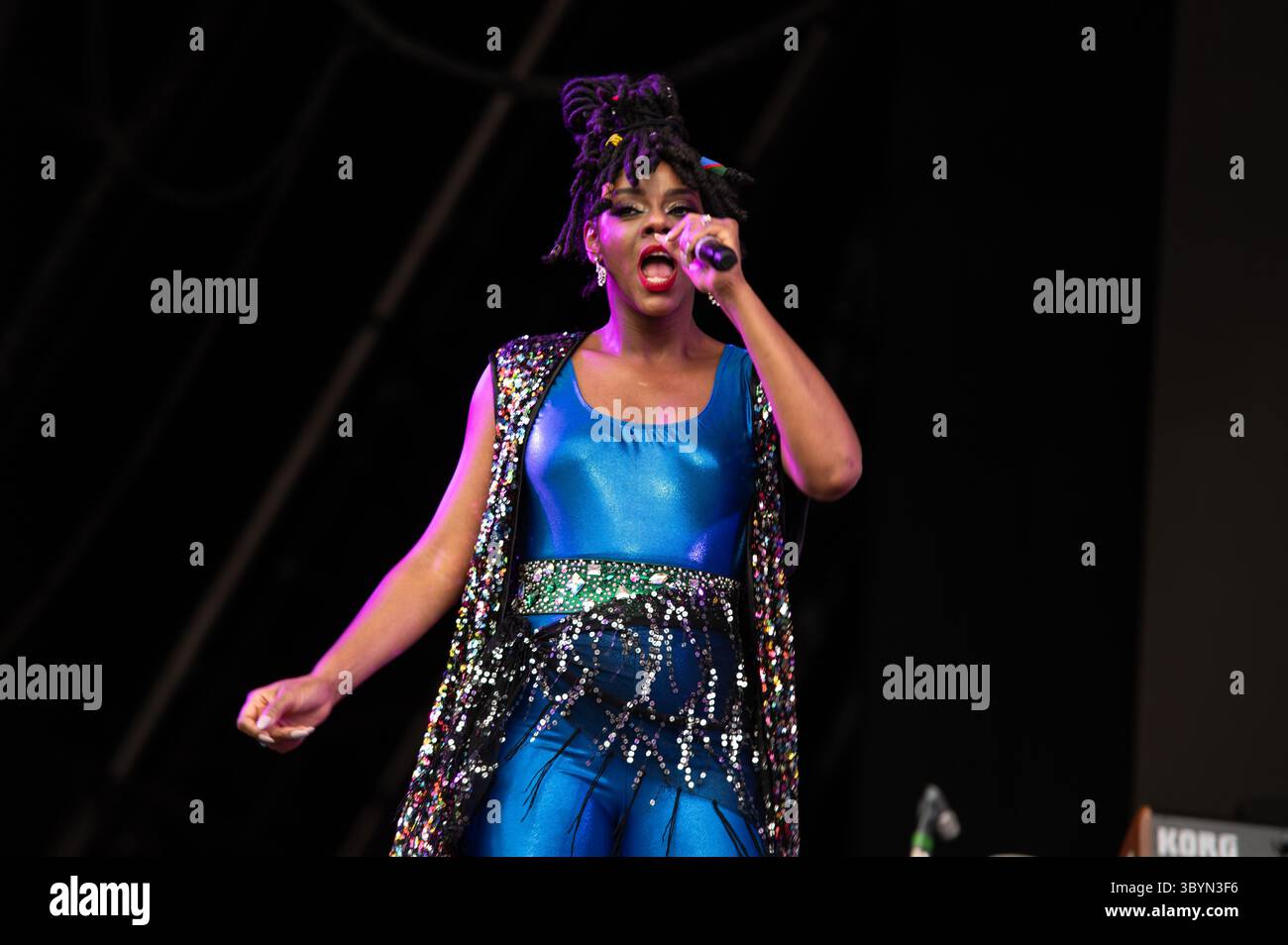 Englefield House, Berkshire, England. 19th July 2025. The Sister Sledge ...