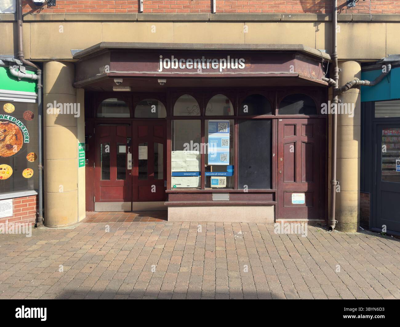 Job Centre plus in Ormskirk Lancashire 2005 - Smartphone Captured Stock Image