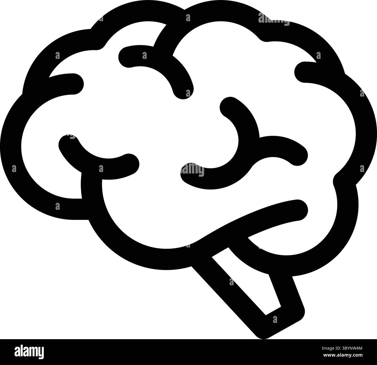 human brains showcase technology and Artificial intelligence Stock Vector