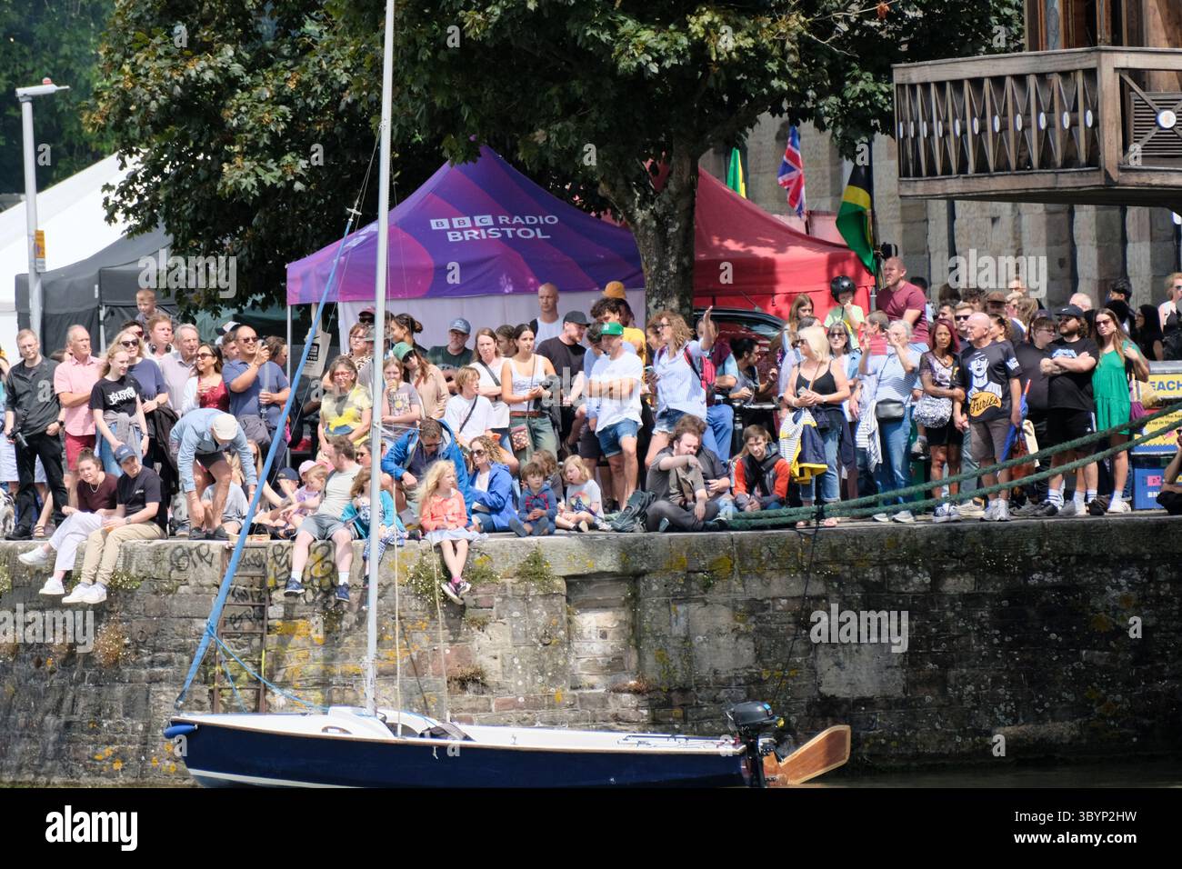 Bristol UK 20th July 2025 Big Crowd On The Quay For The Bristol bristol-uk-20th-july-2025-big-crowd-on-the-quay-for-the-bristol