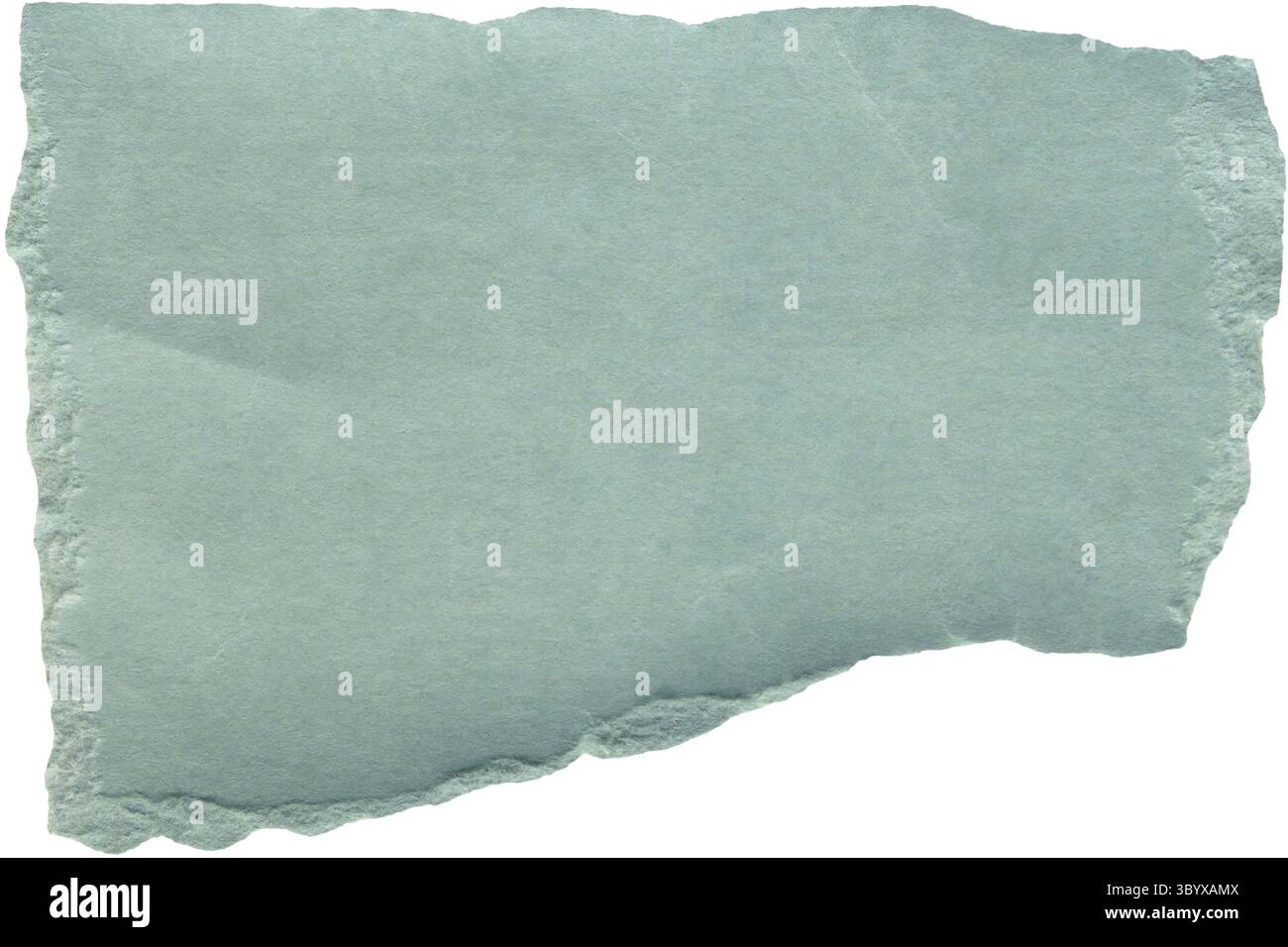Blue crumpled ripped paper with torn edges. Vintage crumpled light blue ...