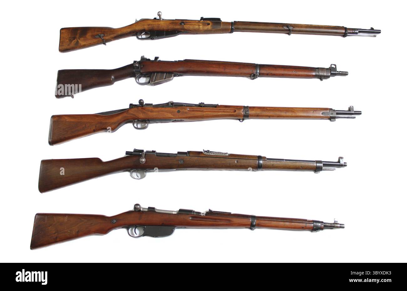 Automatic weapon collection rifles hi res stock photography and images
