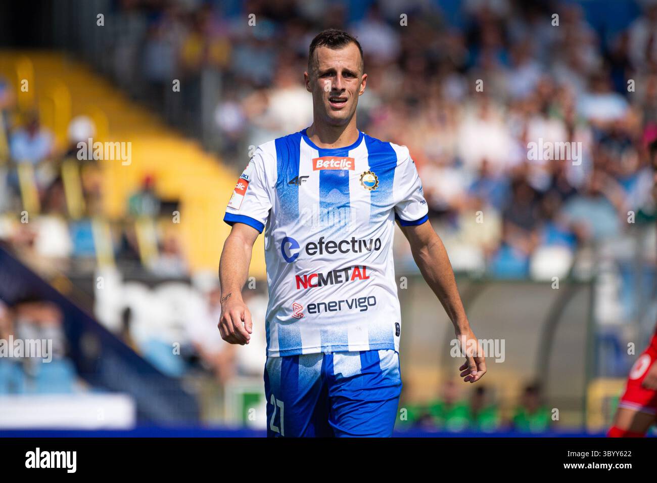 Mielec, Poland. 20th July, 2025. Betclic 1. Liga match between Stal Mielec and Wisla Krakow, ending in a 0:4 victory for Wisla Krakow at the Stal Mielec stadium, Poland. Credit: Robert Skalski/Alamy Live News Stock Photo
