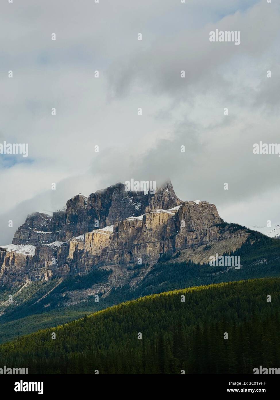 Rocky Mountains in Canada - Smartphone Captured Stock Image