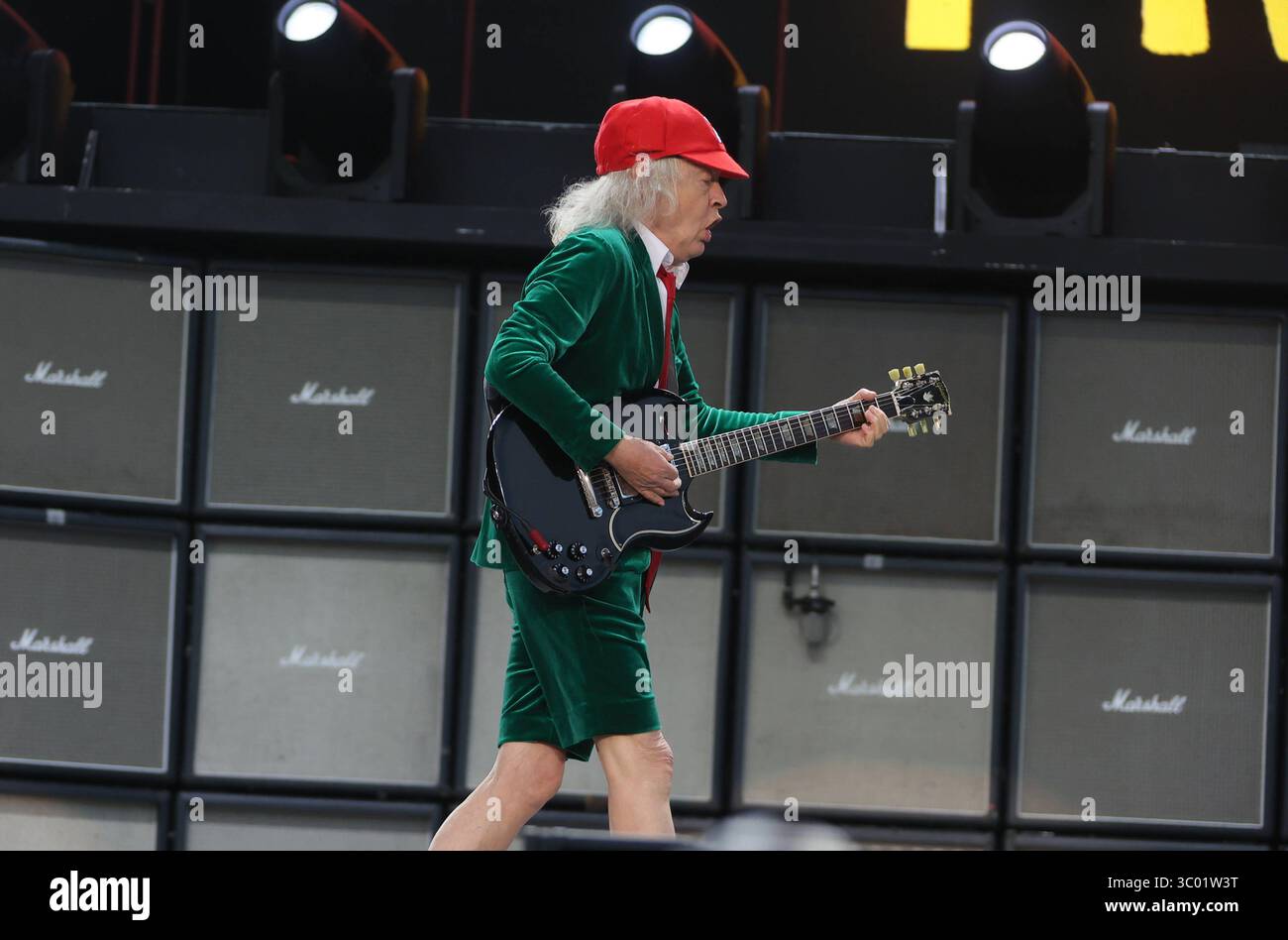 Music Concert - Ac/Dc PwrUp Europe 2025 tour Rock band Ac-Dc During the ...