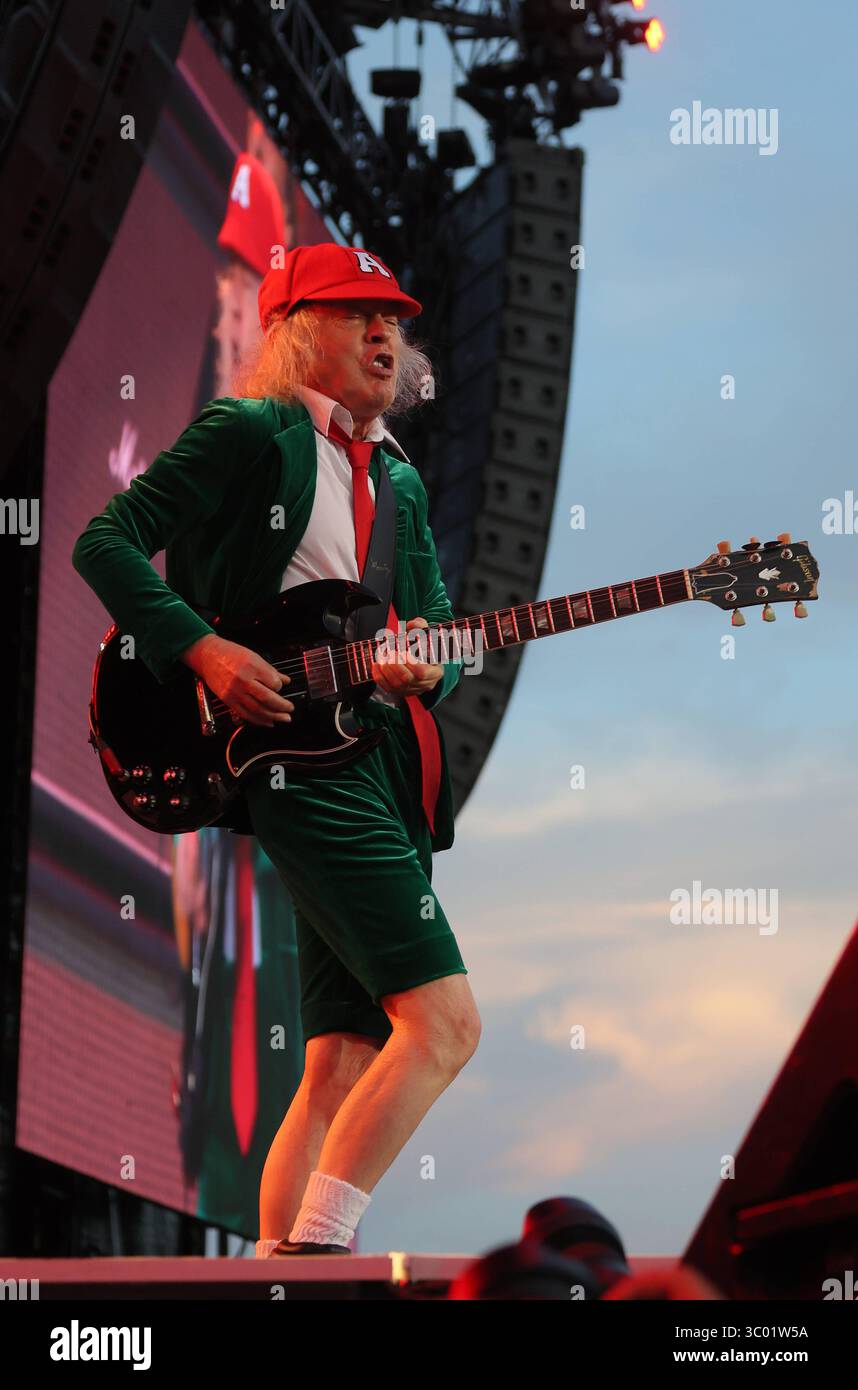 Music Concert - Ac/Dc PwrUp Europe 2025 tour Rock band Ac-Dc During the ...