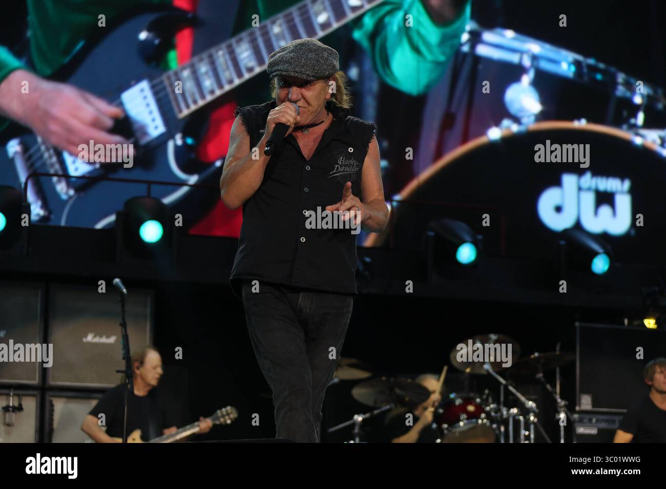 Music Concert - Ac/Dc PwrUp Europe 2025 tour Rock band Ac-Dc During the ...