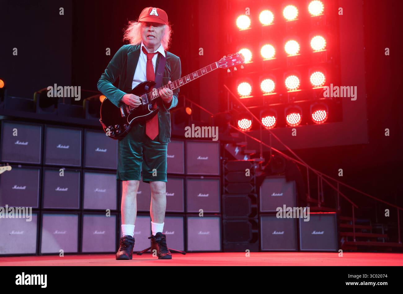 Music Concert - Ac/Dc PwrUp Europe 2025 tour Rock band Ac-Dc During the ...