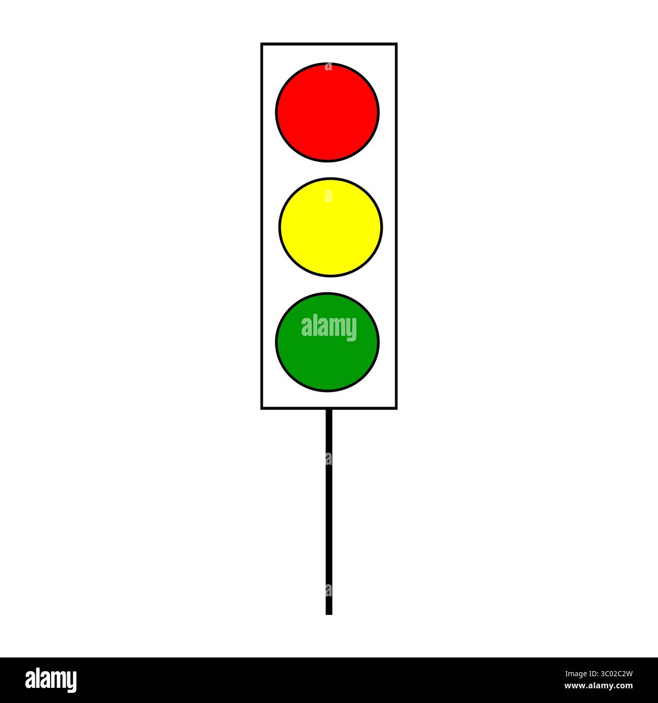 Traffic light icon. Signal control symbol. Road safety Vector. Stop go ...