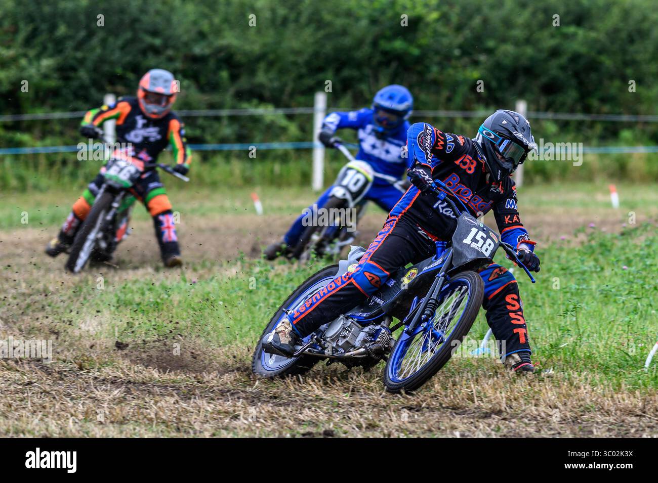 Mark Broadhurst (158) leads in the GT140 Class during the ACU Northern ...