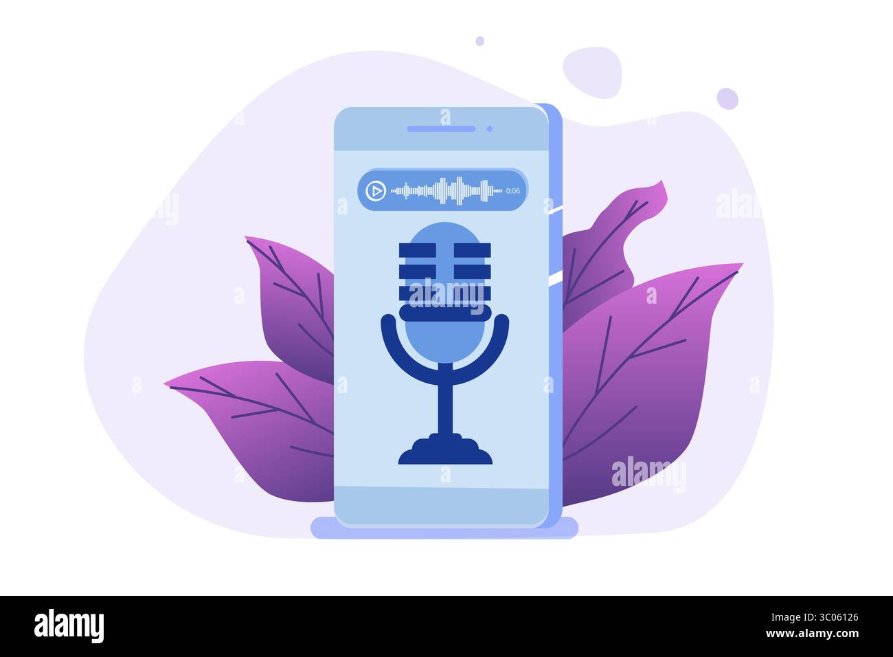 Voice messages, Voice recognition concept. Can use for web banner ...