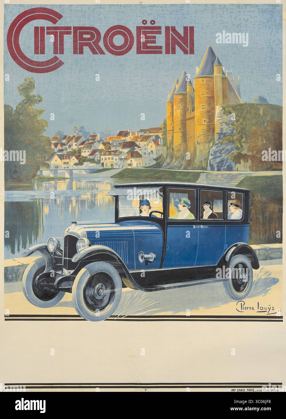 シトロエン CITROEN 7 CV　/アノニマス/アートポスター シトロエン CITROEN 7 CV /アノニマス/アートポスター