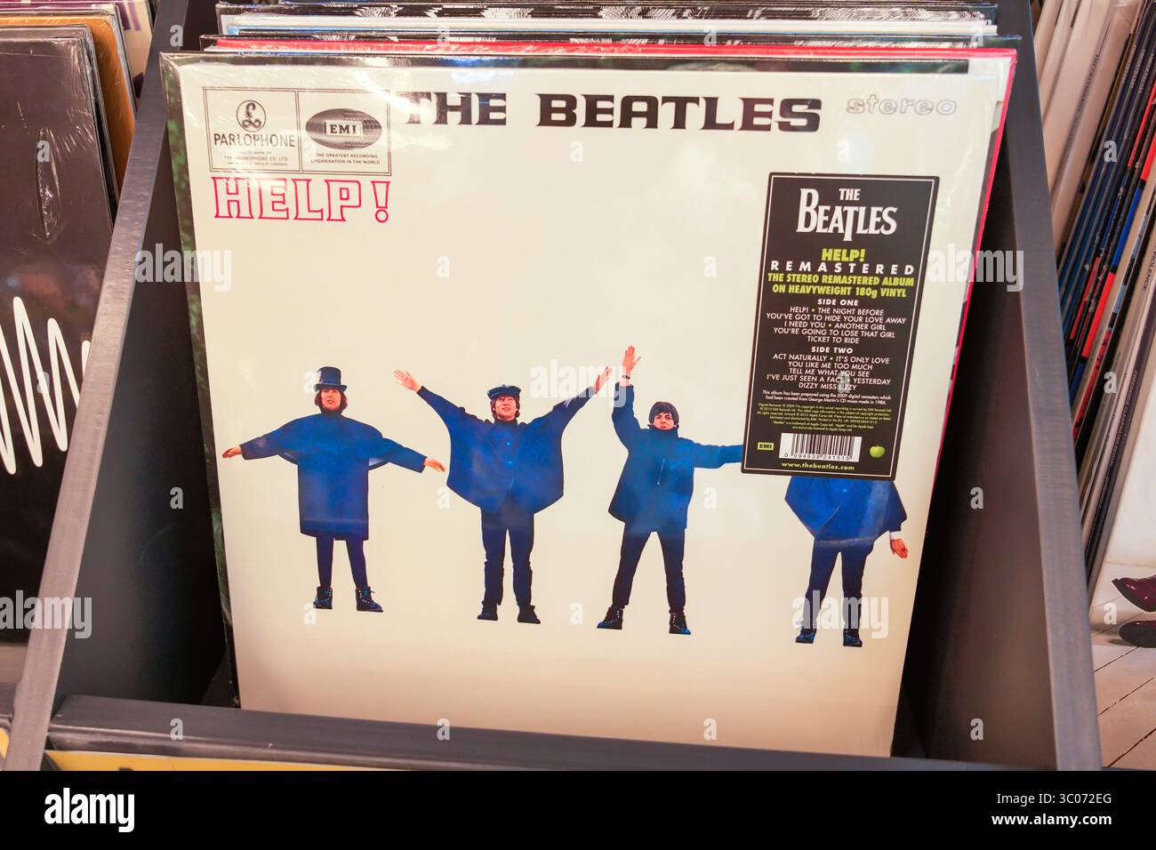 Beatles album cover help hi-res stock photography and images - Alamy