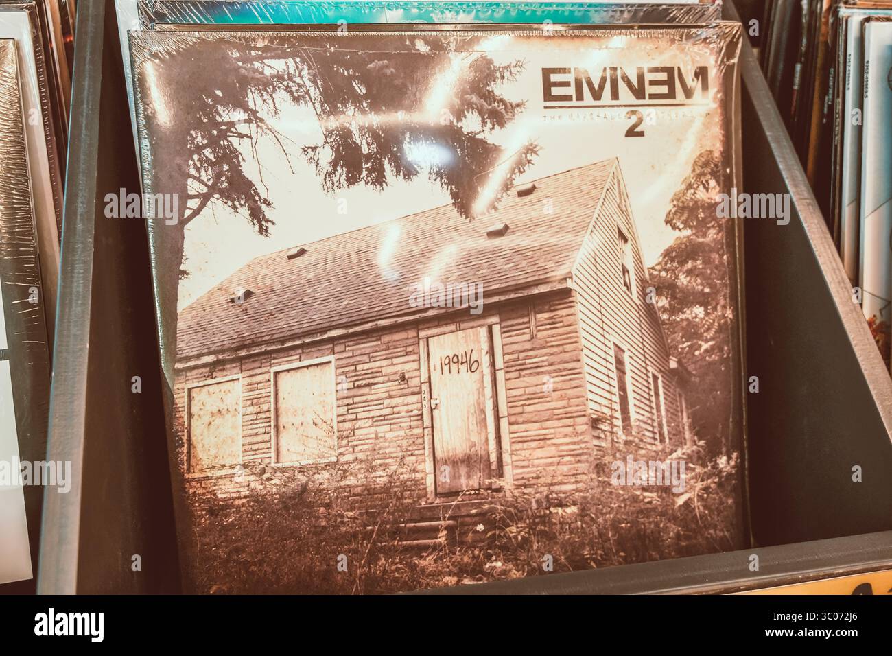 Eminem album cover eminem hi-res stock photography and images - Alamy, image size:1300x956