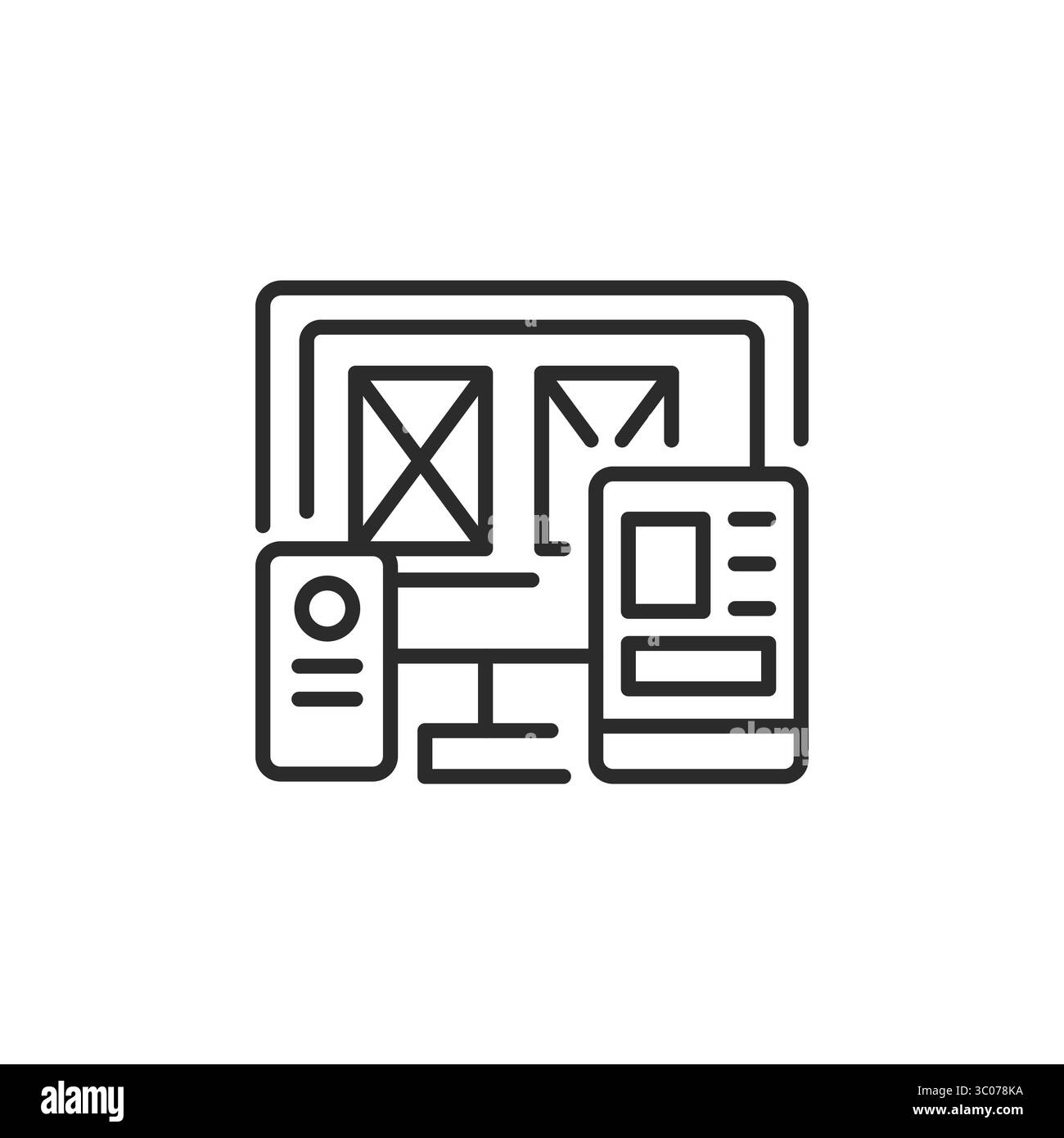 Responsive Design Icon Stock Vector