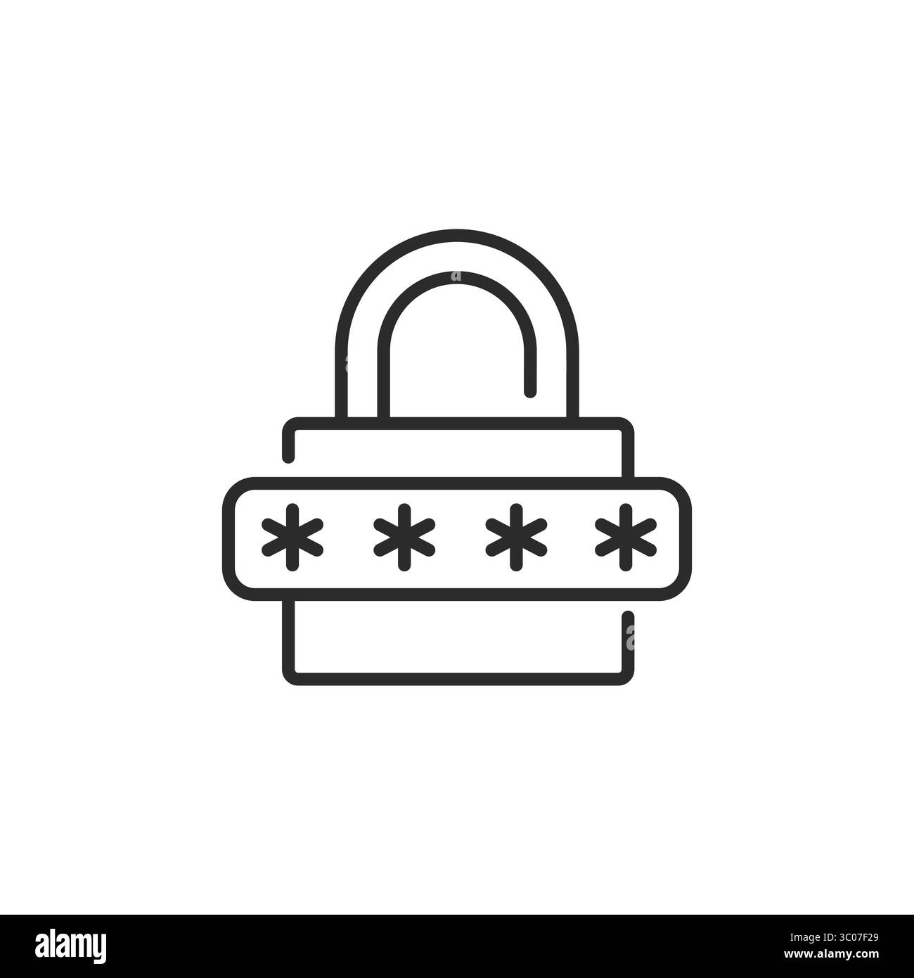 Password confirm icon Black and White Stock Photos & Images - Alamy