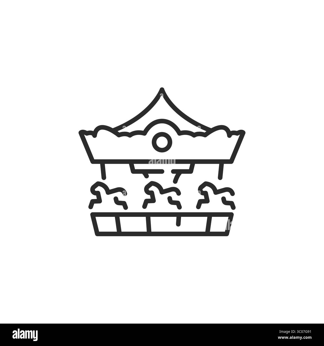 Swing Ride Icon Stock Vector Image & Art - Alamy