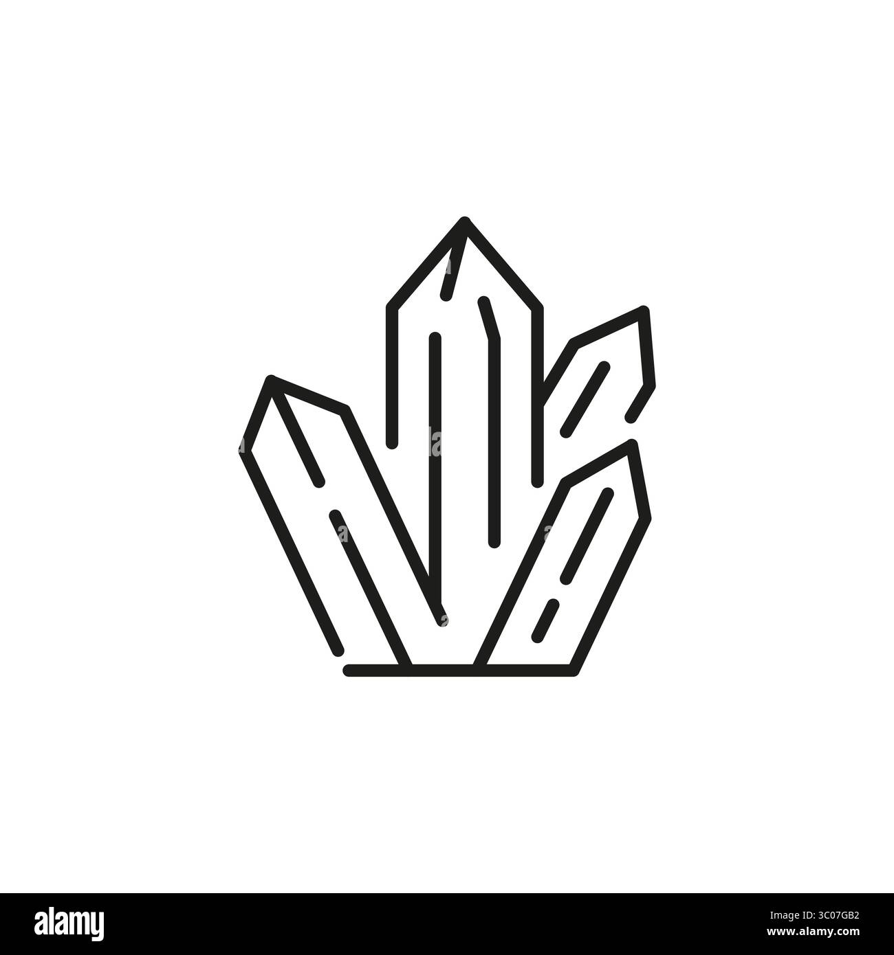 Healing crystal Stock Vector Images - Alamy