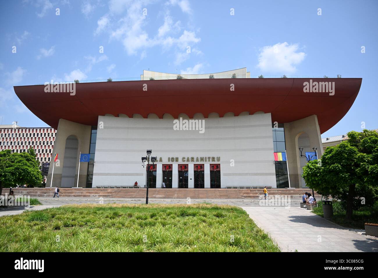 Bucharest, Romania - June 13, 2025: The Ion Luca Caragiale National Theatre in Bucharest, Romania. Stock Photo