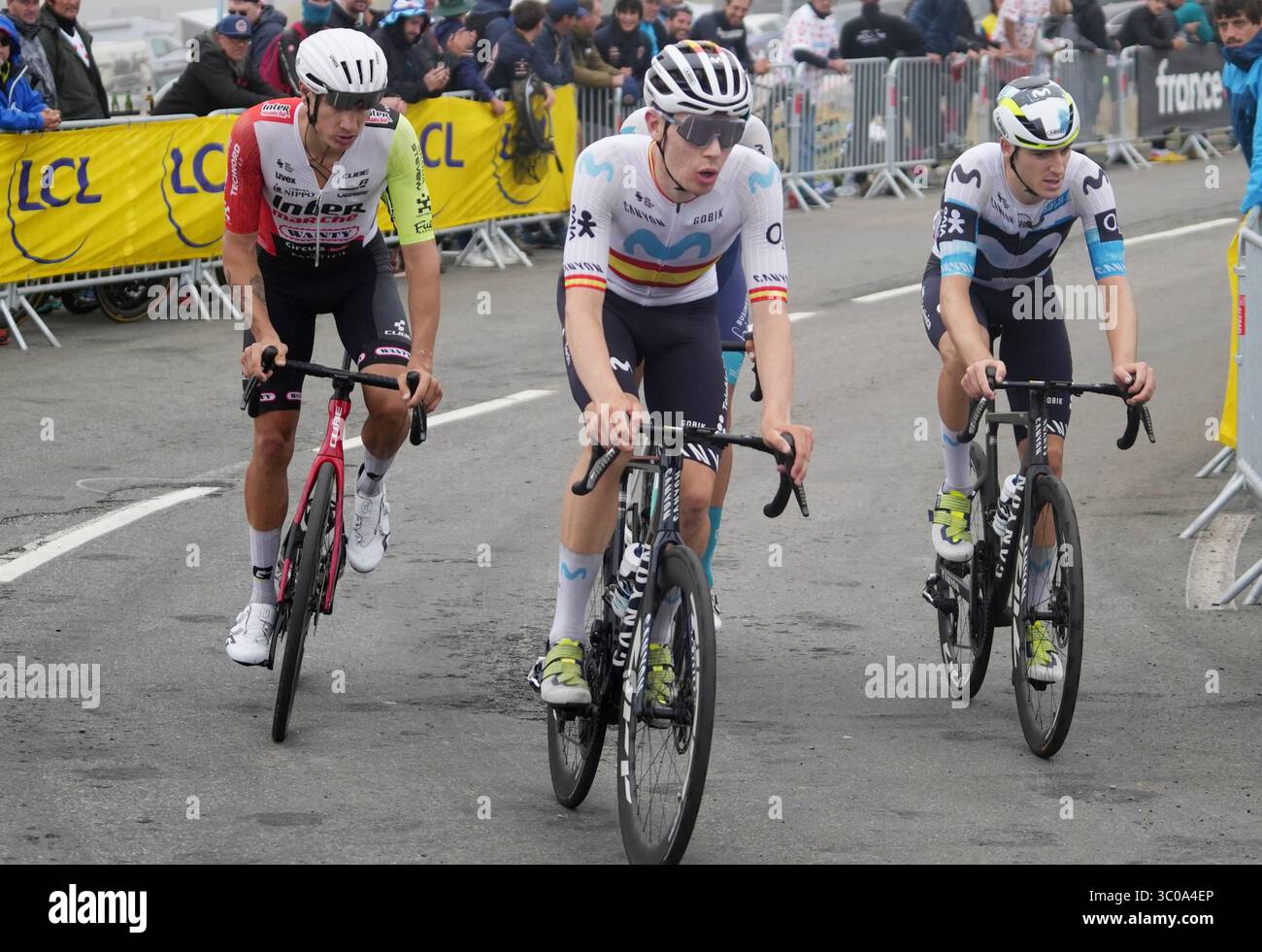 Iván Romeo Iván Romeo of Movistar during the Tour de France 2025, UCI WorldTour ...