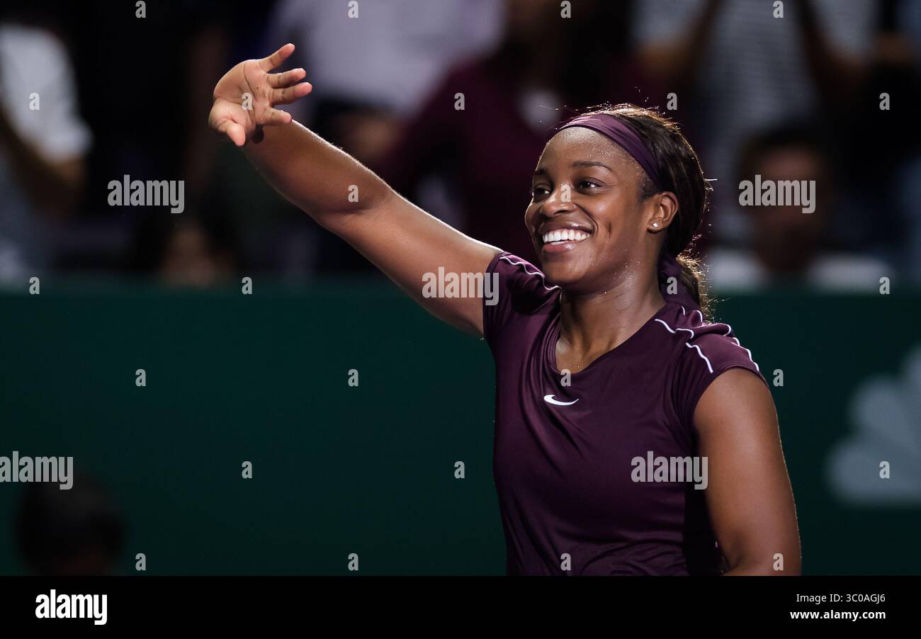 October 26 2018 Kallang Singapore Sloane Stephens Of The United