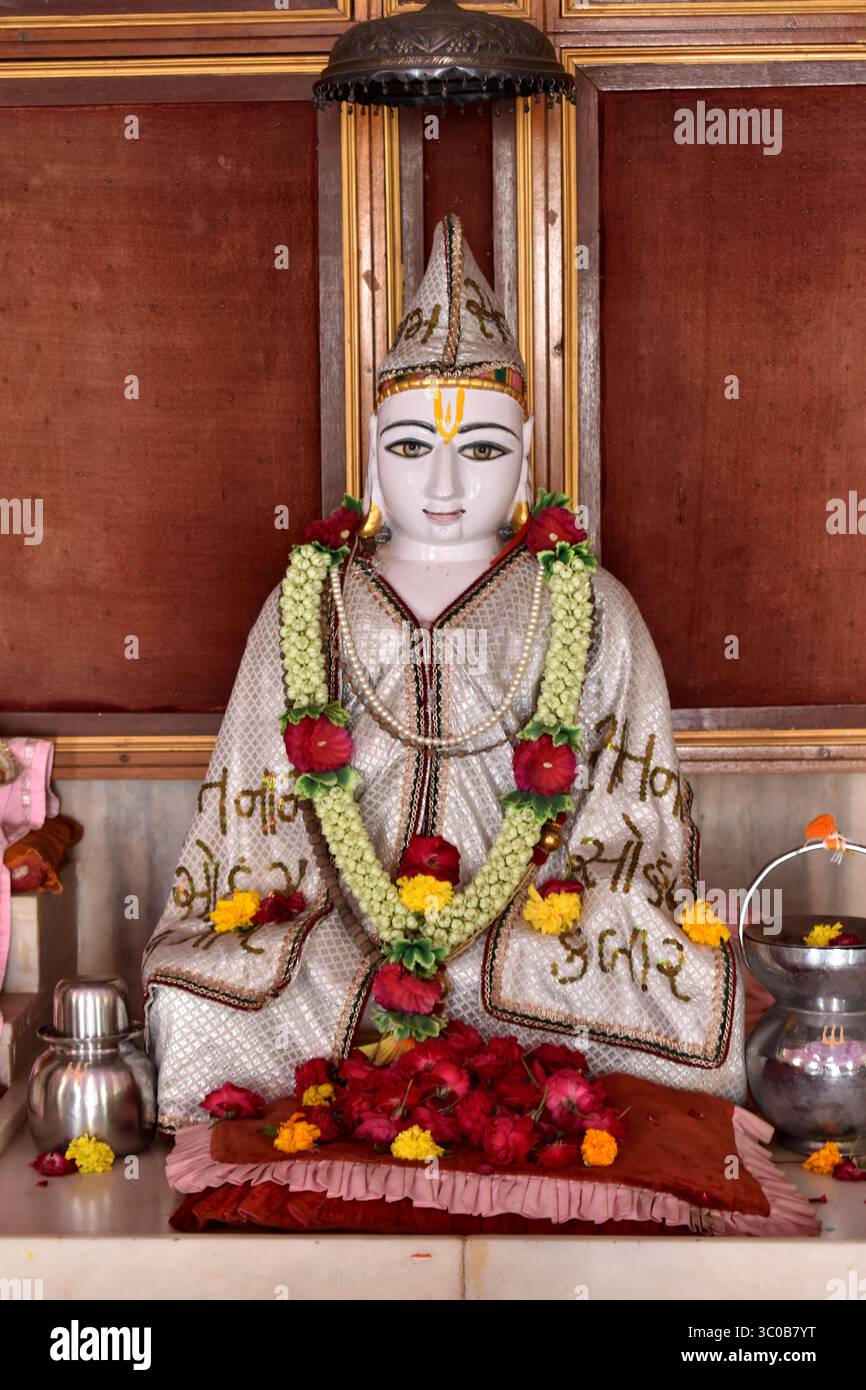 Saint Kabir mystic poet temple Kabirvad Narmada Bharuch Gujarat India Stock Photo
