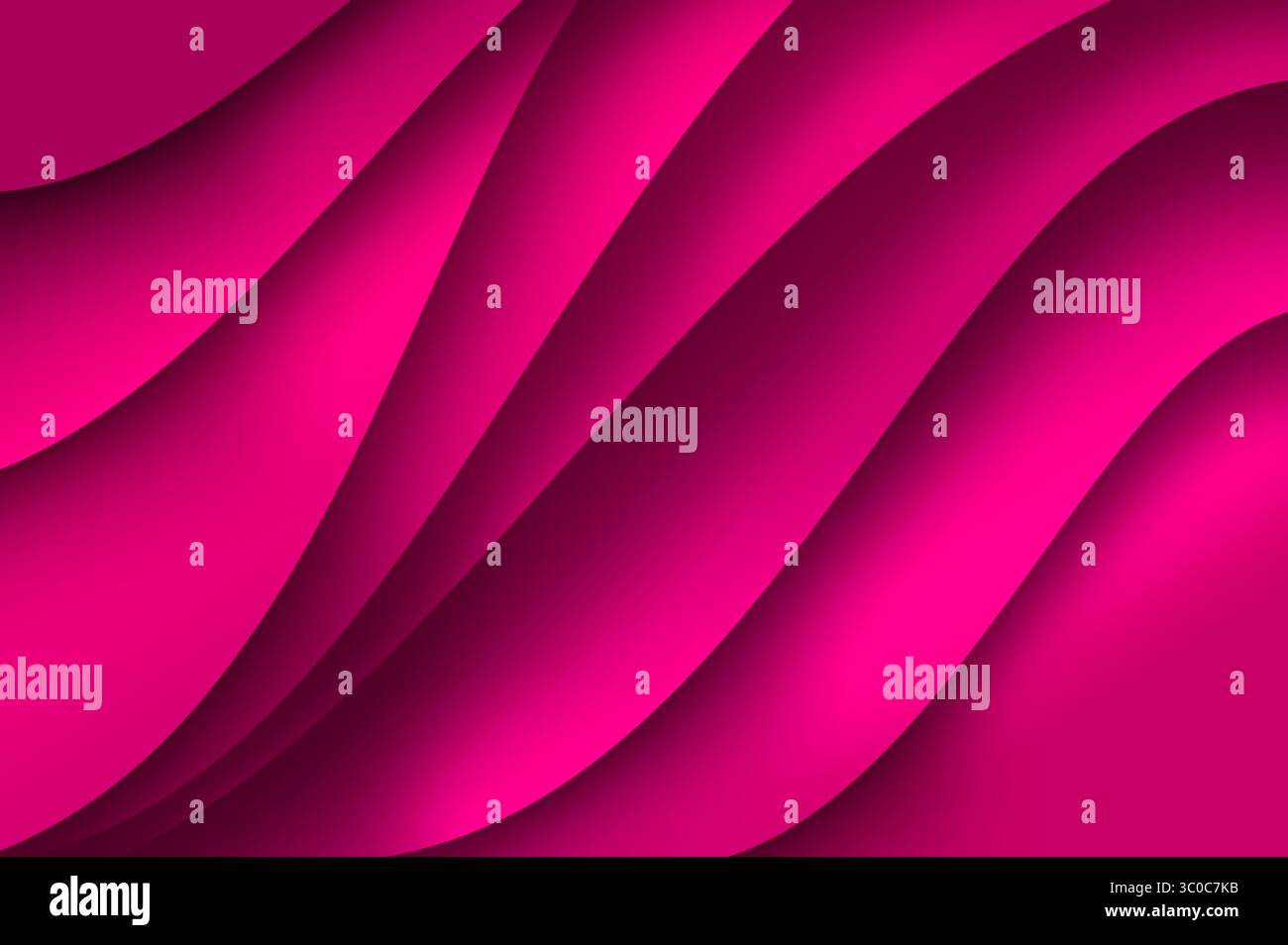 Waves Pink Texture. Elegant Abstract Pink Wave Background with Smooth ...