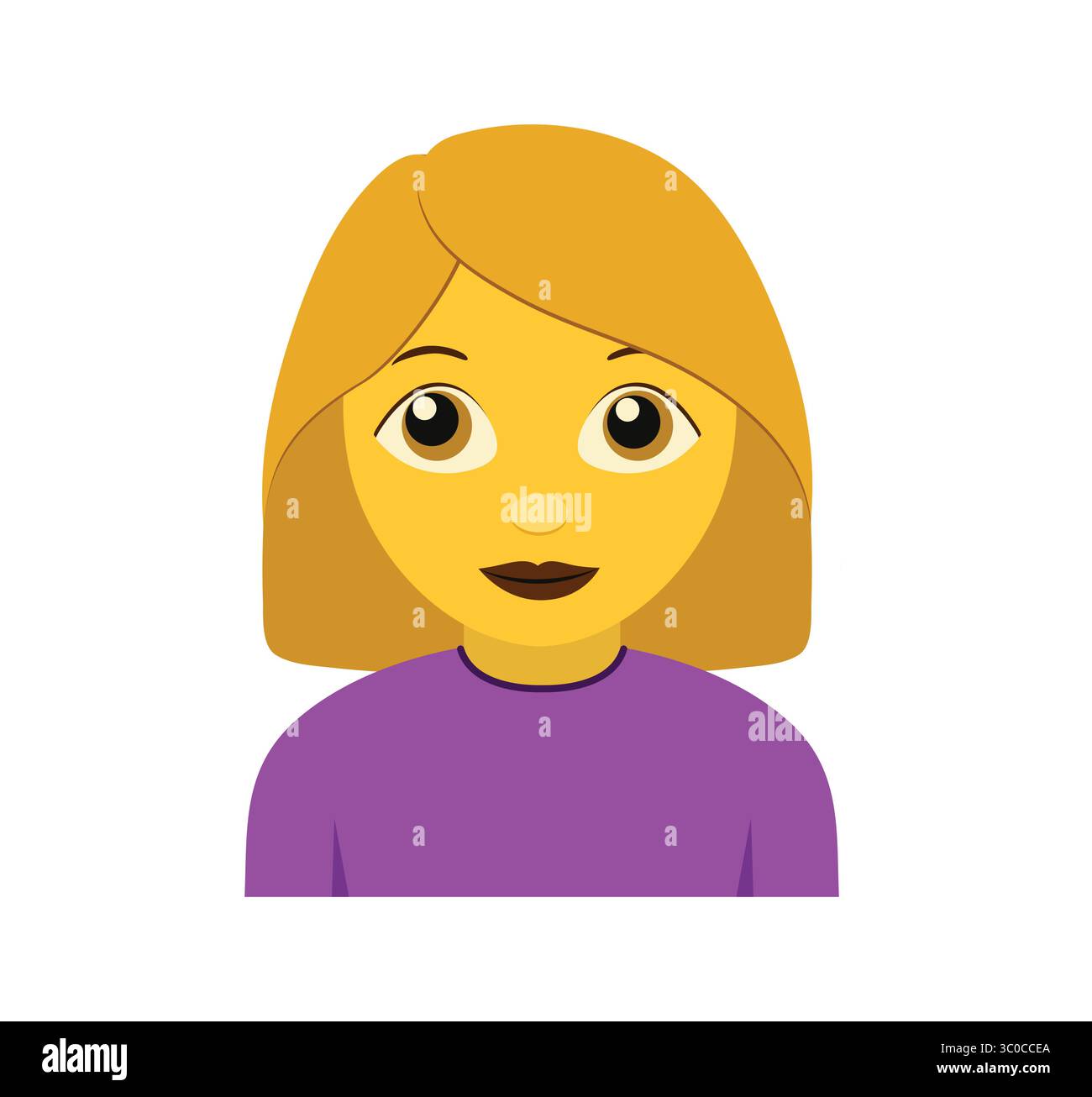 Emoji girl vector Cut Out Stock Images \u0026 Pictures - Page 2 - Alamy, image size:1300x1306