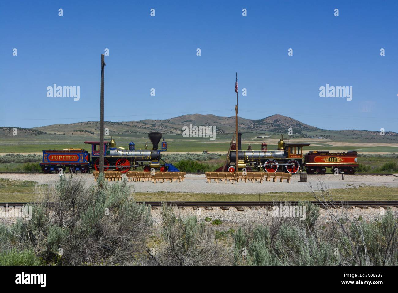 Promontory Point Image Golden Spike National Historic Park, Promontory Point, Utah, USA, June ...