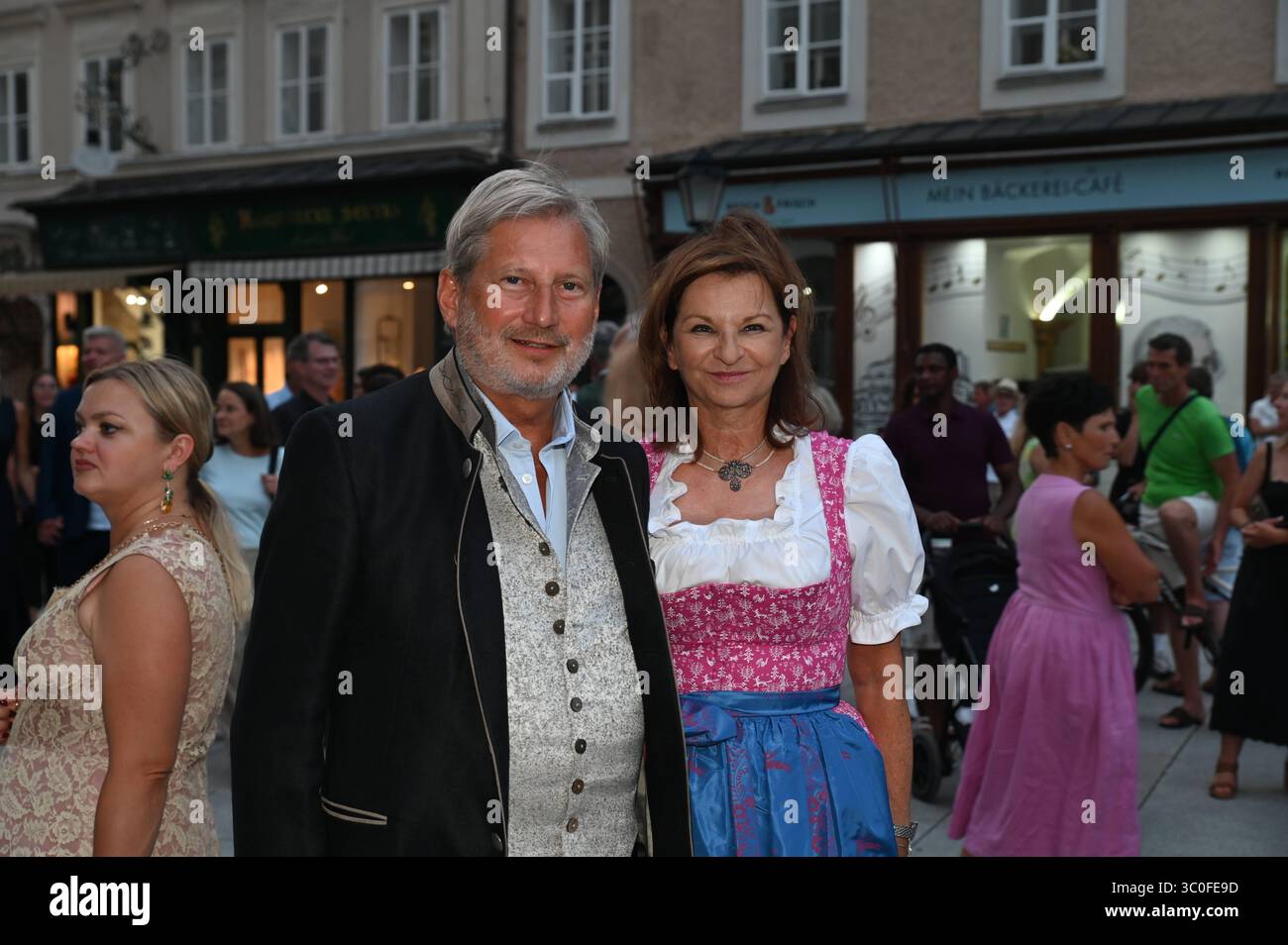 Johannes Hahn, Susanne Riess Hahn, Jedermann, Premiere, Salzburger ...