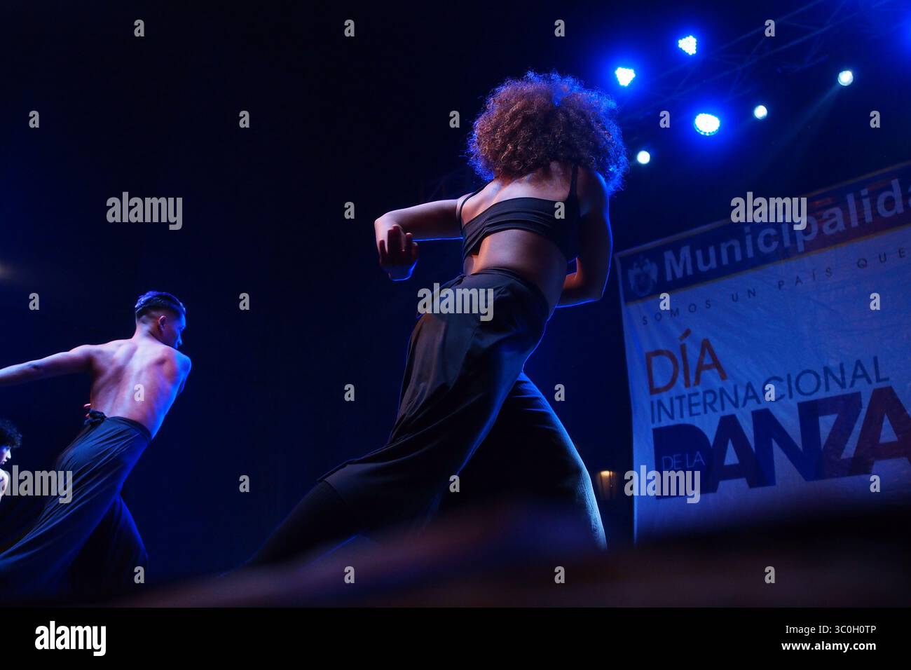 April 29, 2018 - Lima, Lima, Peru - A girl from the cast of ''Afro ...